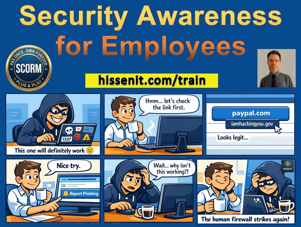 Security Awareness - User detects fake phishing link