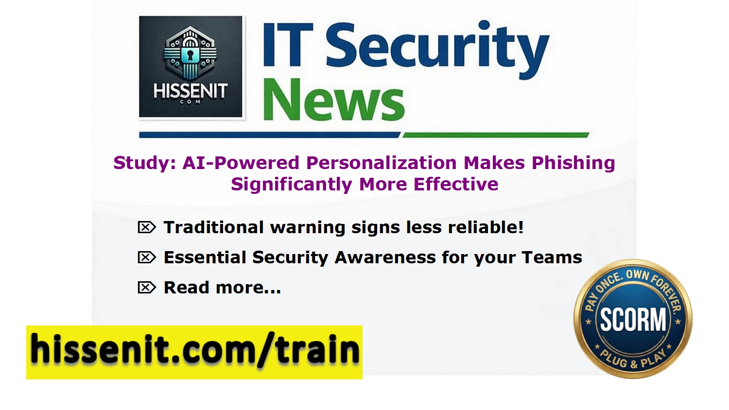 Security Awareness - Learn how Hackers think