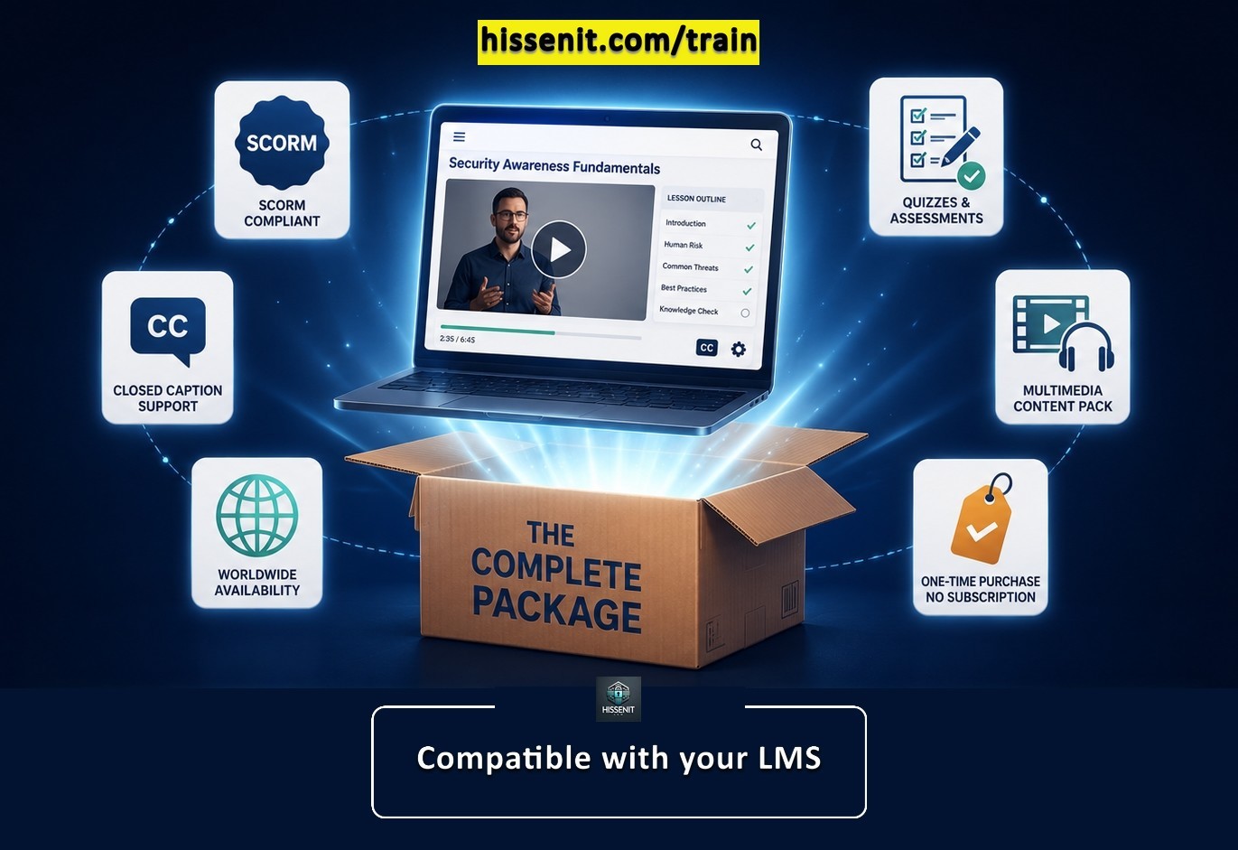 IT Security Awareness through Learning Management System (LMS)