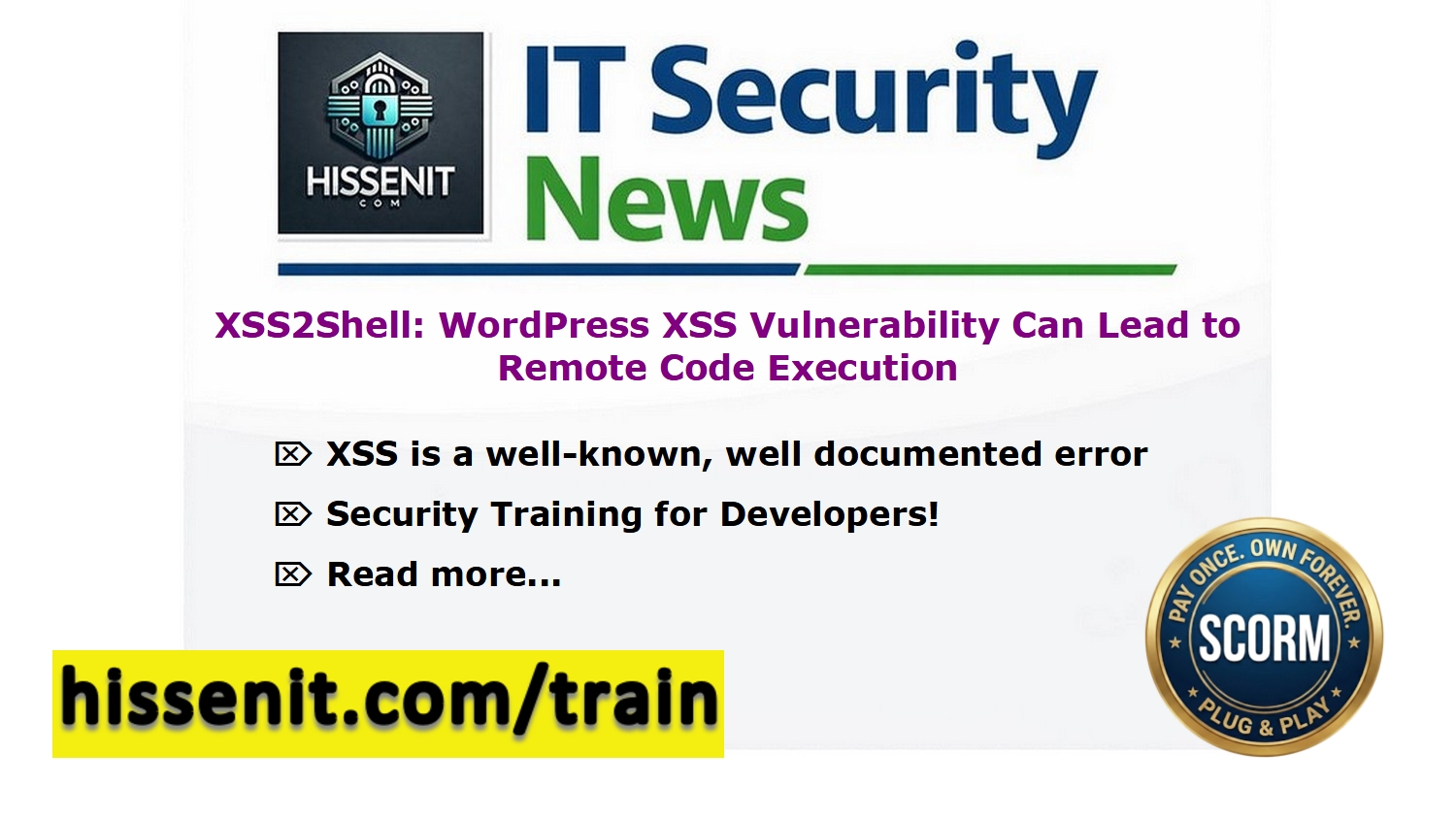 WordPress XSS Vulnerability