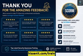 Security Awareness Training for Your LMS - Trusted by 30,000+ Learners Worldwide